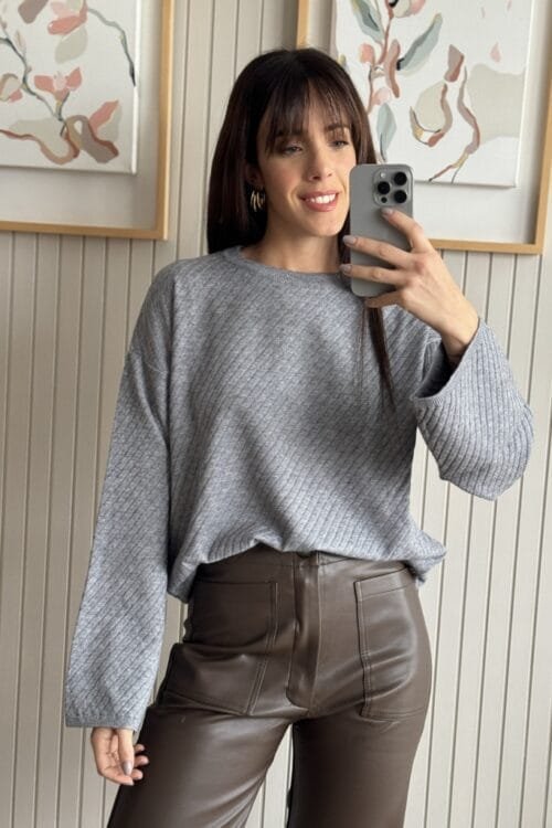 Alternative view of SWEATER CARMONA GRIS